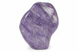 Free-Standing, Polished Purple Charoite - Siberia #243445-1